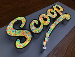 Diamond Acrylic 3D Letters