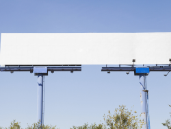 LED Building Roof Hoarding with Structure